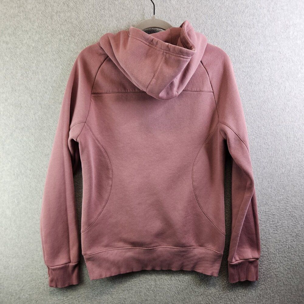 Buff Bunny Hoodie Womens M Pink Beyond Cowlneck Embossed Spellout Thumbholes - Picture 15 of 16